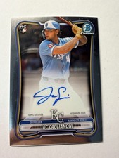 💥2026 Bowman Chrome ⚾️ JAC CAGLIANONE Rookie Chrome On Card Auto Royals