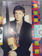 The Beatles Paul Mc Cartney signed programme and tickets UACC RD COA