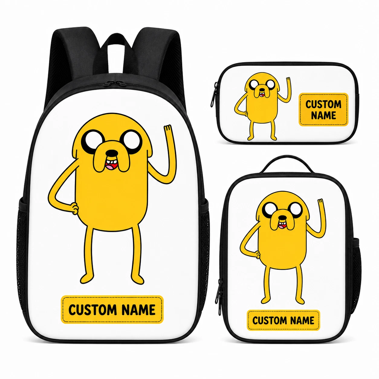 Personalized School Backpack Set for Kids Lunch Bag Pencil Case Custom Name