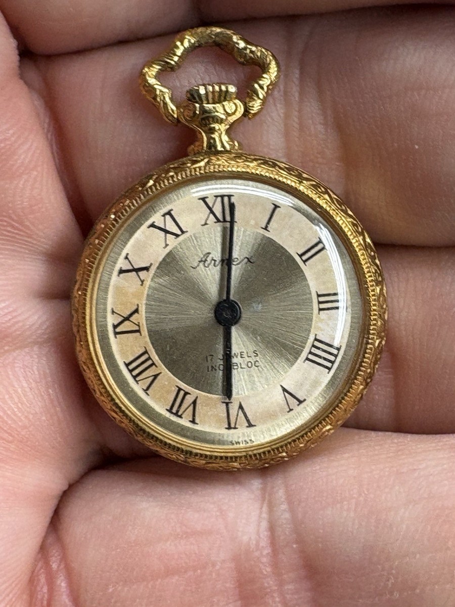 Vintage Arnex Ladies 17 Jewel Incabloc Swiss Gold Plated  display picture 3