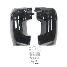 Gloss Black Lower Vented Leg Fairing 6.5 Speaker Pod 14-23 FLHR FLTRX FLHX FLHT