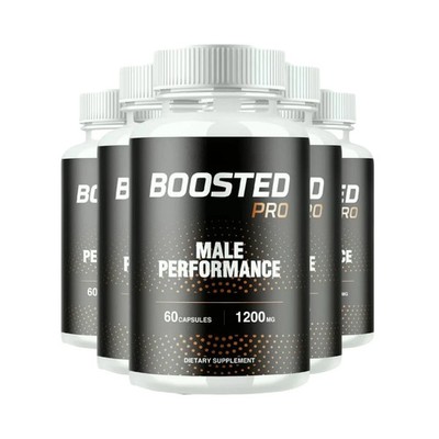 Boosted Pro Capsules for Male Performance and Energy - Pack Of 5 