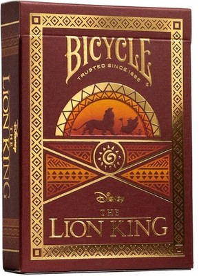 Bicycle Disney Lion King Playing Cards - 1 Deck, Air Cushion Finish, Professiona