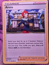 arezu pokemon card AREZU TRAINER LOST ORIGIN SET POKEMON CARD 153/196 NM/M