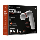SHARPER IMAGE POWER PERCUSSION EDGE+ MASSAGER W/ CARRYING POUCH, HIGH INTENSITY