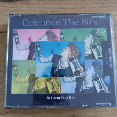 Celebrate The 80´s - 28 Great Pop Hits - 2x CD Box - Zustand Gut @I06