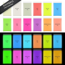 Glow in The Dark Pigment Powder,12 Colors Epoxy Resin Dye Powder