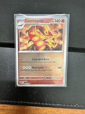CENTISKORCH 010/084 C PITCH BLACK POKEMON REVERSE HOLO NEAR MINT