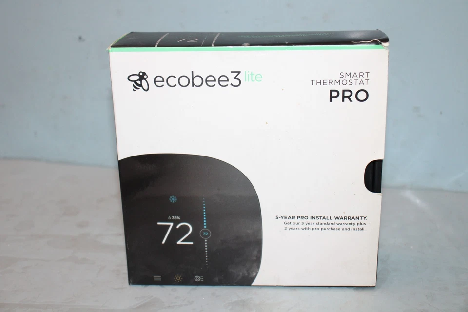 Ecobee 3 Lite Pro Smart Thermostat Pro Edition EB-STATE3LTP-02 "NEW IN BOX" - Image 4 of 4