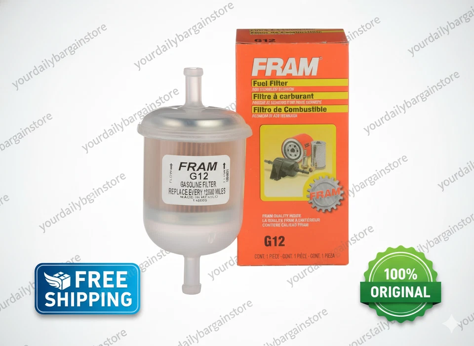Filtro de combustible en línea FRAM G12 Foto 2 de 4