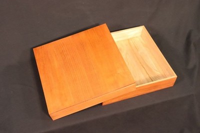 Japanische Paulownia Box Deckel Persimmon Bräunung