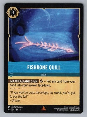 FISHBONE QUILL 168/204 R LORCANA NM 1 TANISHA CHERISLIN,3