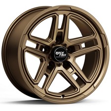 17 Rocktrix Rt108 17x9 -12 Bronze Wheel 5x5 Rim For Wrangler Jk Jl Gladiator Jt