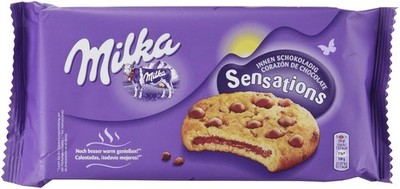 Milka Sensations Cookies 12x156g Mit Schokostückchen