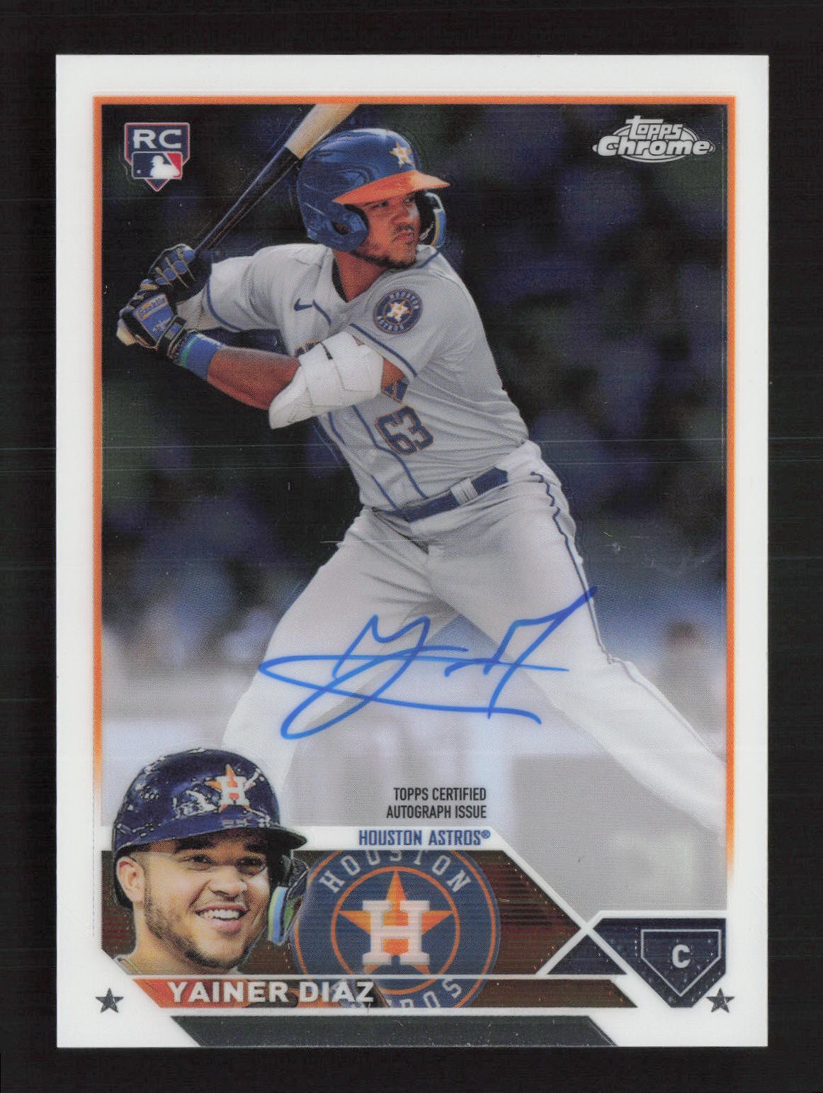 2023 Topps Chrome #RA-YD Yainer Diaz Rookie Autographs