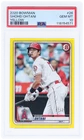 2020 Bowman Shohei Ohtani Yellow #26 /75 PSA 10