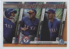 2017 Bowman Orange Refractor 17/25 Leody Taveras Andy Ibanez Ronald Guzman 07d9