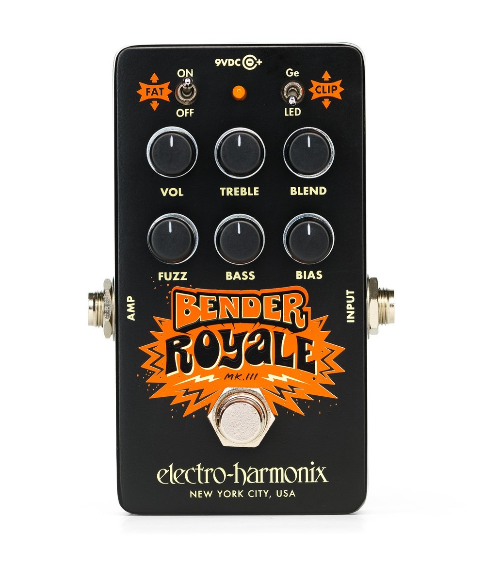 ギター electro-harmonix BENDER E MK.III Electro-Harmonix EHX Bender Royale MK III Germanium Fuzz - Black