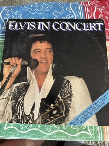 Elvis Presley In Concert Vinyl LP VG+/VG Ultrasonically Cleaned