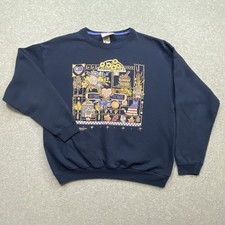 VTG Morning Sun Sweatshirt Women  s Sz M Petite Home Sweet Home Fall Distressed