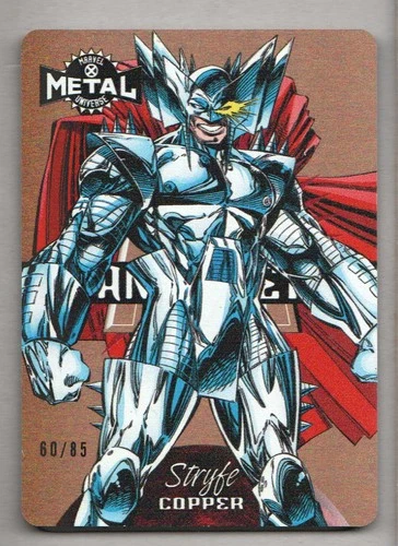2021 Marvel X-Men Metal Universe Card Planet Metal Copper #16PM Stryfe /85