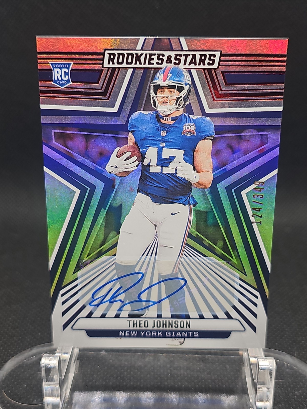 Theo Johnson Panini Rookies & Stars #191 Autograph-Longevity