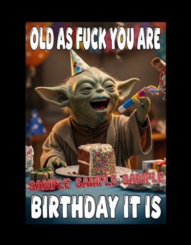 Birthday Card Funny Rude Joke Humour for Him Her Male Female SAME DAY ...