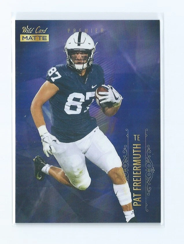 Pat Freiermuth Premier Rookie Card 2021 Wild Card Matte Football NFL Card MBC-33 - Image 2 of 3