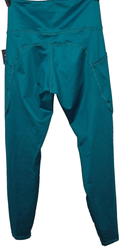 NWT Lola Getts ~Women's Dark Turquoise Pockets Leggings Size S "USA Made" - 第 5/9 張圖片