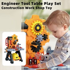 48 PCS Engineer Tool Table Play Set Construction Work Shop Toy Gift Tool Kit NEW