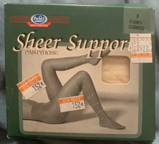Ivory Vintage Size B Pantyhose Sheer Assurance Perfect Choice Made In The USA