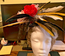 Handmade Kentucky Derby Style Fascinator Headband