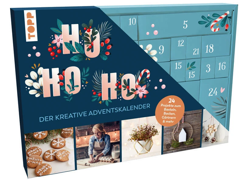 Ho Ho Ho - Der kreative Adventskalender. 24 Projekte zum Basteln, Backen, Gärtne