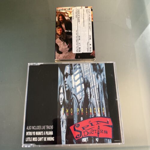 Spin Doctors Two Princes CD & You Let Your Heart Go Too Fast Kassette SET!!