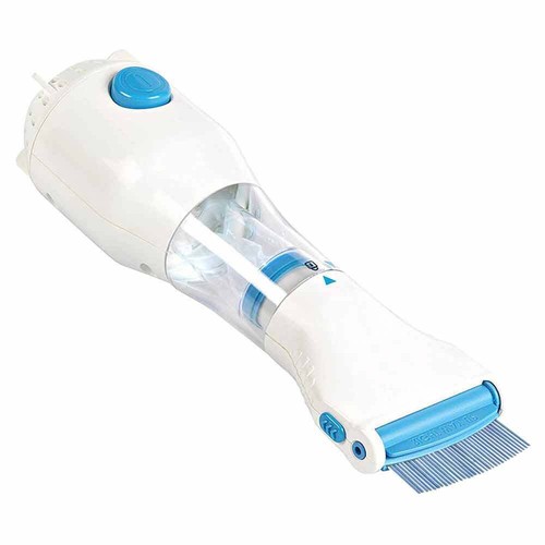 Electric Vacuum Head Nit Anti Lice Comb Brush Pet Dog Flea Filter Remover Tool - Picture 7 of 11
