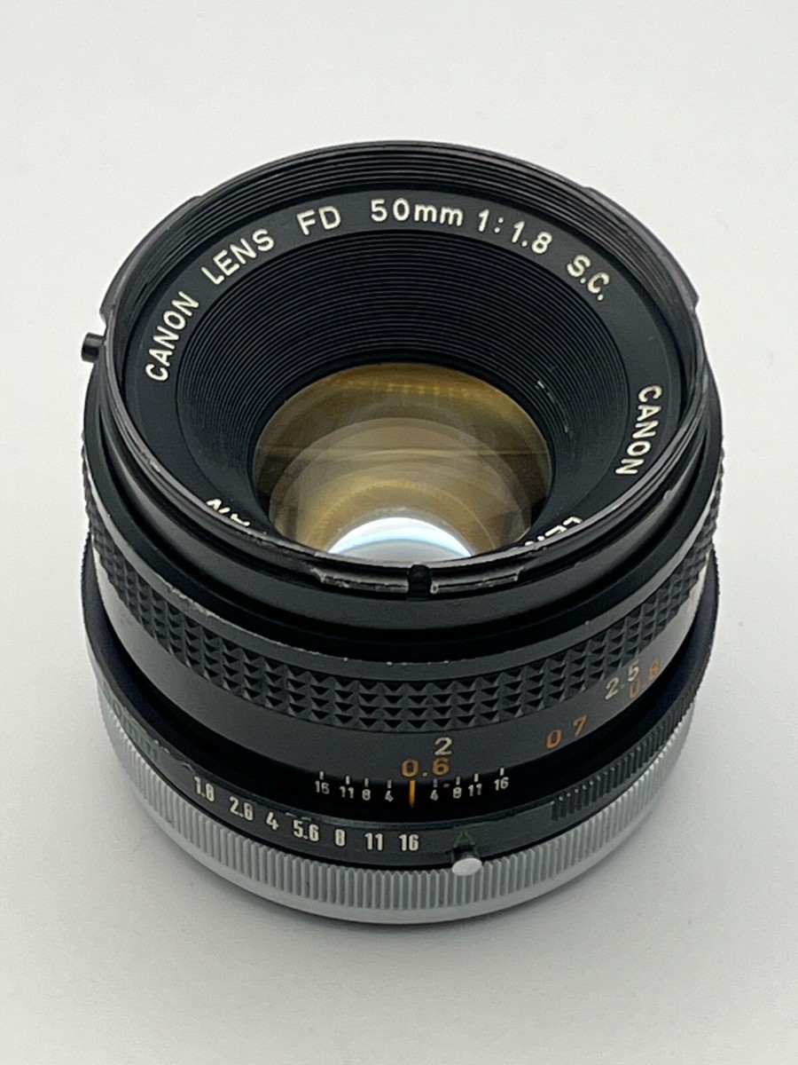 EXC-] Canon Lens FD 50mm F/1.8 S.C. From Japan 789621 | eBay
