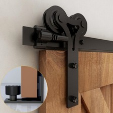 4 20FT Sliding Barn Door Hardware Track Kit for Single/Double/Bypass Y Roller