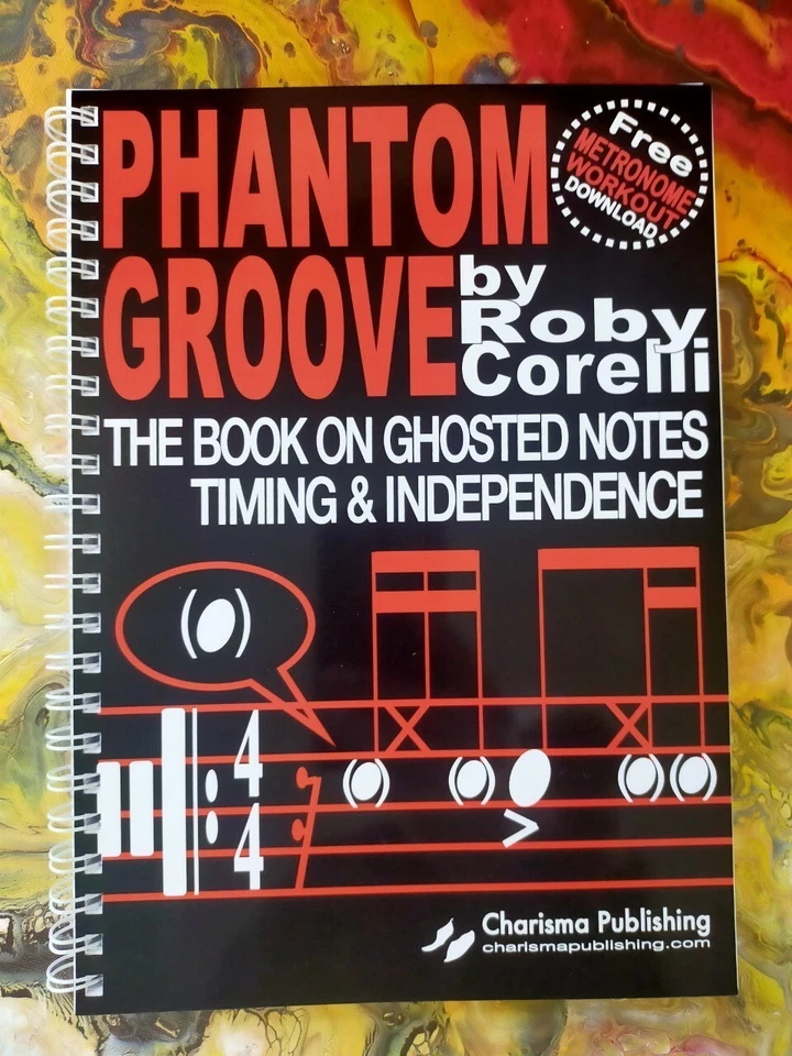 PHANTOM GROOVE - Ghosted Notes - Drum Study Book - Drum Kit - by Roby Corelli - Image 3 of 4