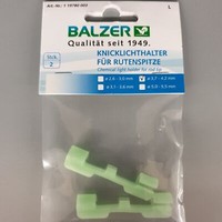 Balzer Knicklichthalter Fluoreszierend FüR Rutenspitze 3,7Mm - 4,2Mm L 2 StüCk