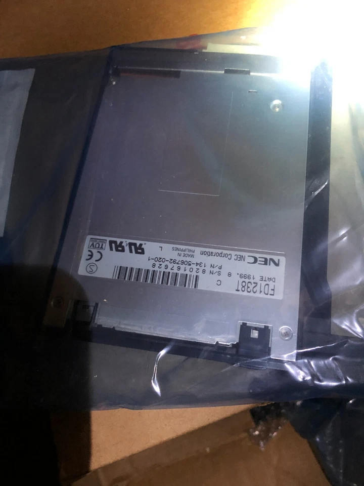 Disquete NEC FD1238T 3,5" teac dell 5000 Unidad Sodick CNC EDM NUEVO delgado Foto 3 de 4