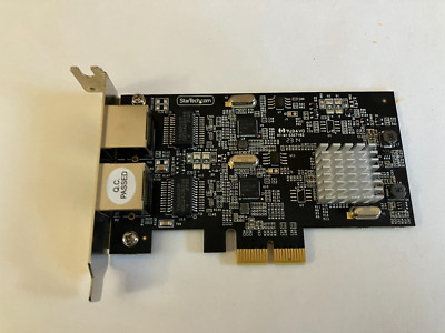 StarTech.com 2-Port 2 Ethernet Network Adapter Card PR22GI
