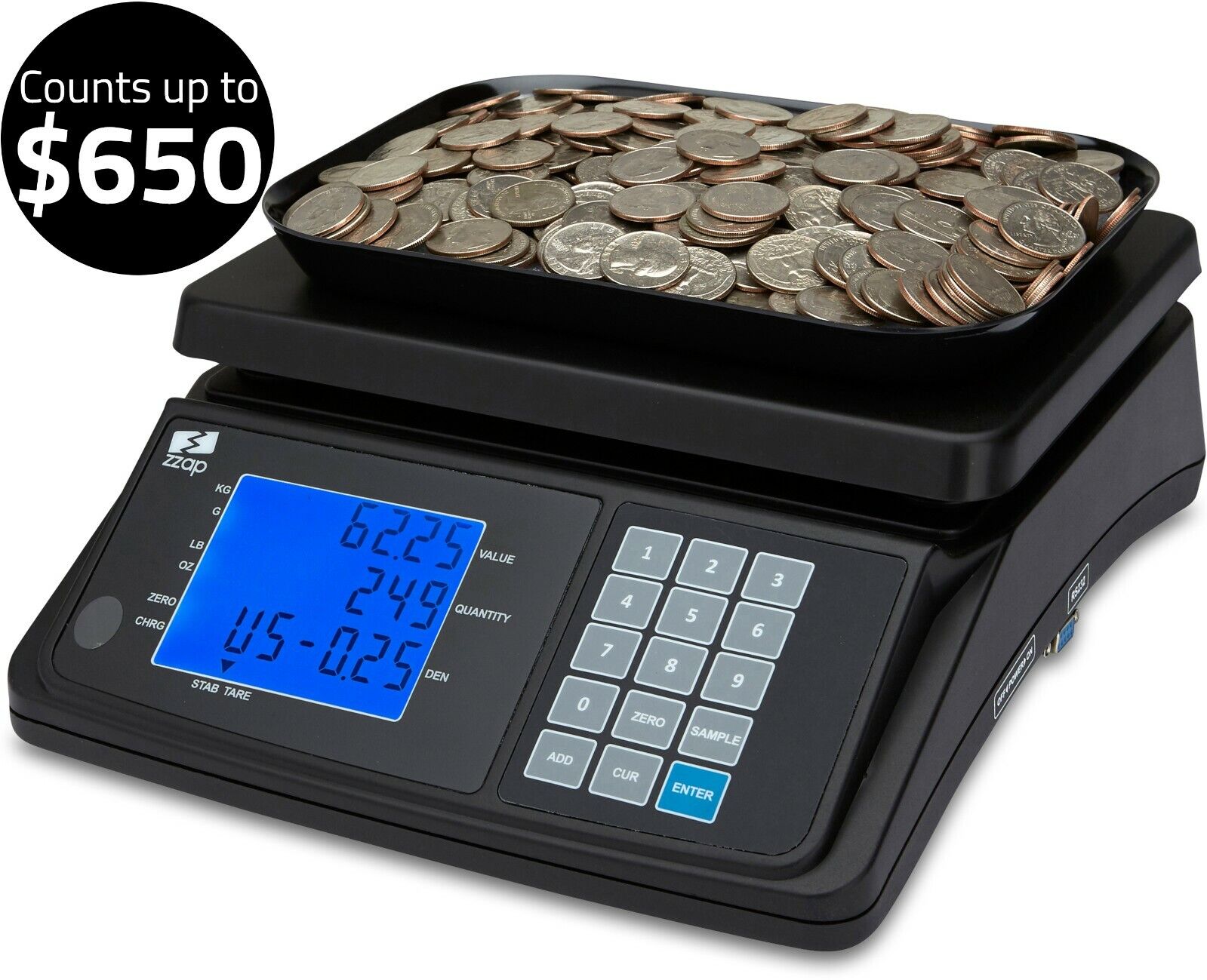 Coin Counting Scale Money Cash Machine Super beauty product restock quality top Ch Weigh Counter Currency Memphis Mall