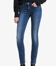 Levi's Women’s Classic Mid Rise Skinny 5 Pocket Skinny Cotton Slim Cut Jeans 1