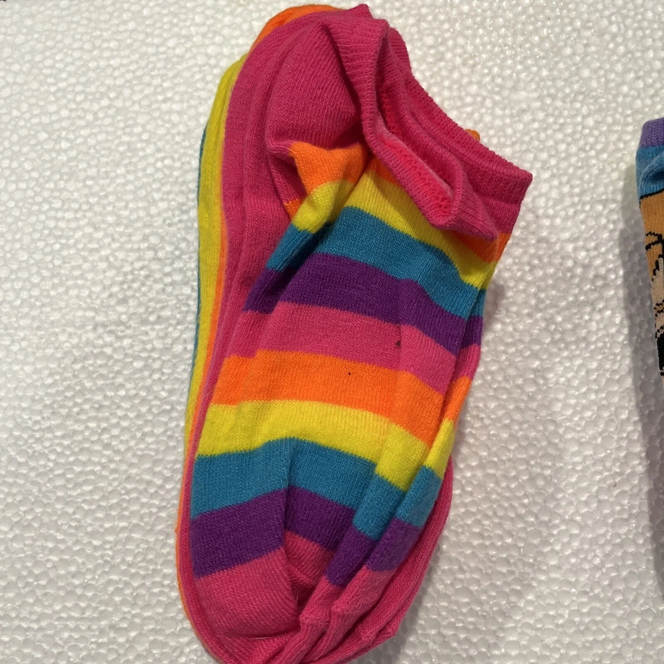 Frozen Girls No Show Socks Size L/G (4-10) 5-Pack (Plus 6 Piece Unbranded Socks - Image 4 of 4