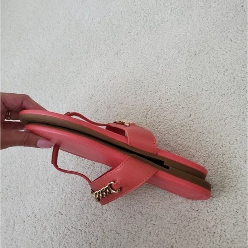 Sandalias Coach Jaclyn de cuero con oro coral talla 6 - Imagen 10 de 16