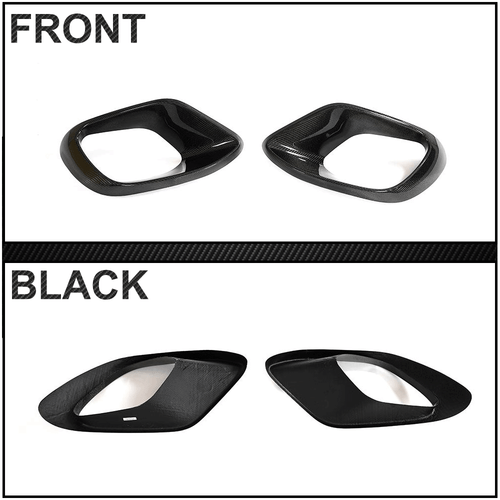 Passt für Mercedes CLA C118 W118 CLA45 Carbon Front Flossen Splitter Canards - Bild 10 von 11