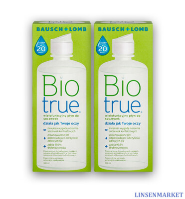 Biotrue 2 x 300ml Pflegemittel All-In-One von Bausch&Lomb