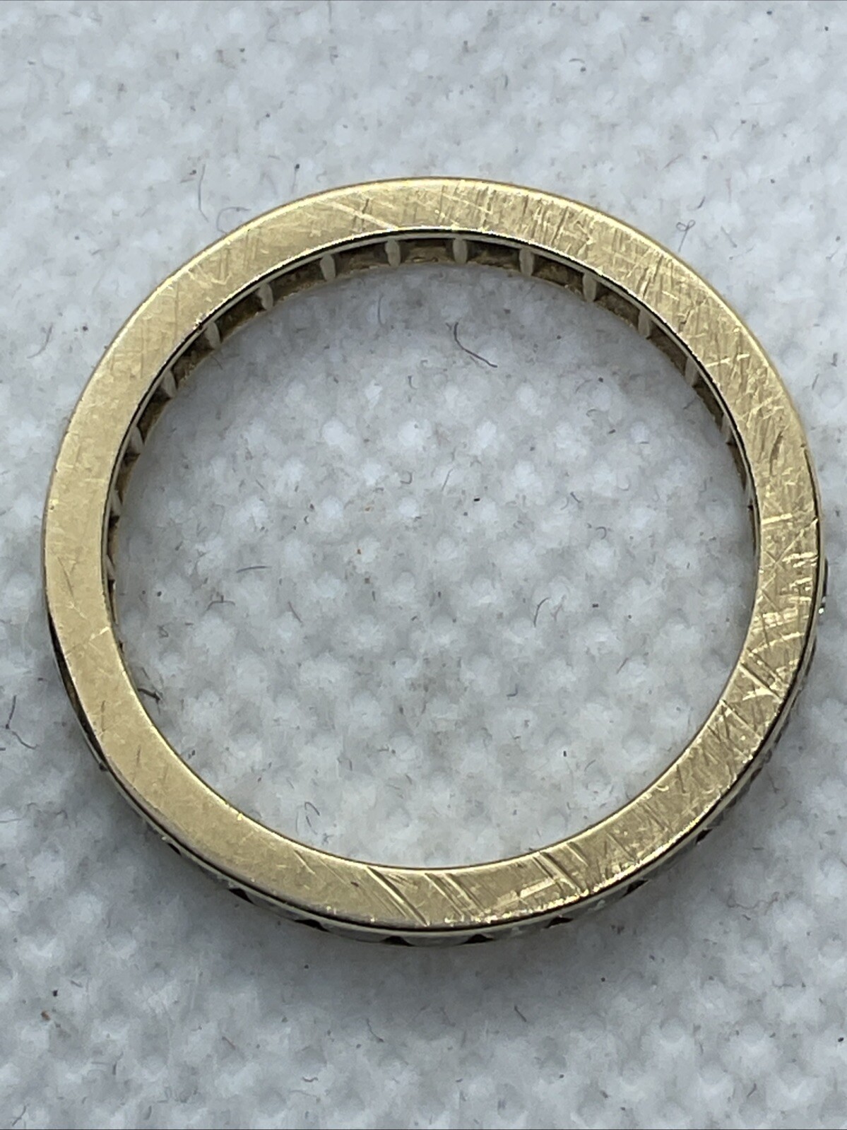 Solid 14kK Yellow Gold Diamonds STACKABLE ETERNIT… - image 6