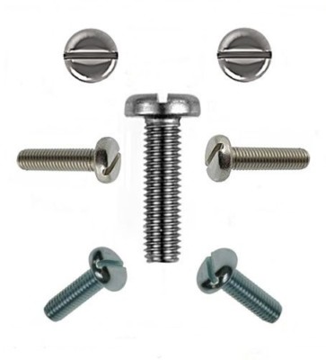 Flachkopfschrauben mit Schlitz Edelstahl V2A DIN 85 Vollgewinde M3 M4 M5 M6 M8 