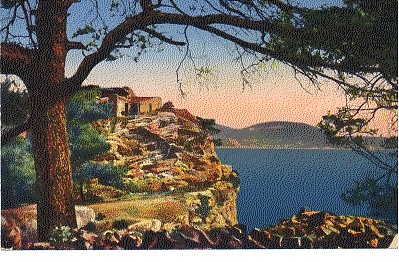 CPA 83 Var TOULON La Rade vue de l'arrière du Cuirassé CHARLES MARTEL